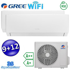 3S CLIMATISEUR INVERTER PULAR DUAL SPLIT WI-FI 9000+12000BTU GREE R32 A++/A+