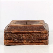 Antique Bois Pilier Colonne