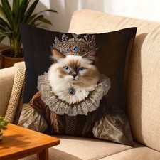 Housse de coussin CHAT PERSAN