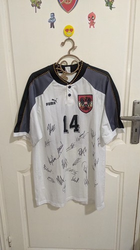 Austria 1996 match worn issue - austria, worn/issue