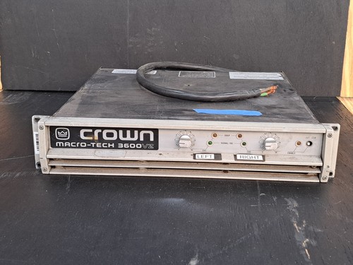 Crown macro tech - crown, 3600vz