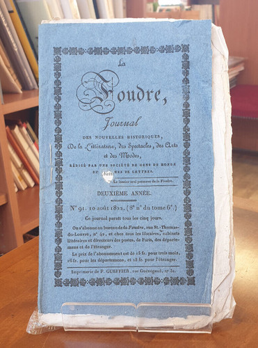 Foudre journal des - foudre,,