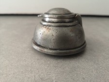 Encrier étain 99  Etain de la Fontaine Paris" vintage 