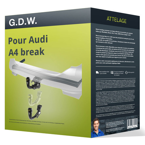 Attelage pour audi - pour,