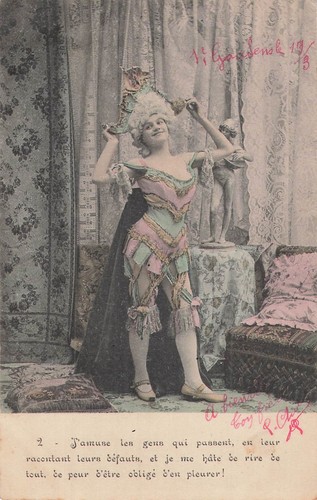 Salon femme arlequin - salon,