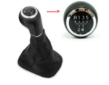 pour OPEL CORSA D 06- POMMEAU LEVIER DE VITESSE 5 VITESSES SOUFFLET CADRE CHROM