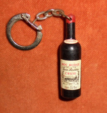 Wine bottle keychain 3D wines ROC ROUGE RAW old BORDEAUX