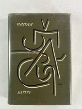 Alvin Lustig DJ ~ Jean-Paul Sartre ~ Nausea ~ New Directions ~ Existentialism HC