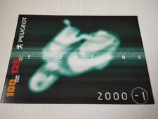 Peugeot Gama Scooters 100, 125cc de 1999 España  Catalogue Brochure Moto