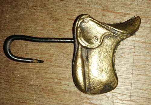 Crochet tablier bronze - crochet, en