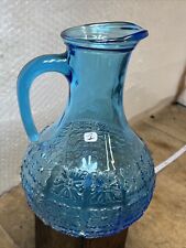 Vintage Blue Rossini Italian Pitcher, Carafe, Ref No.1