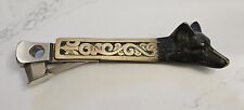 Donatus Solingen Cigar Cutter. 1950 Fox Head Bronze