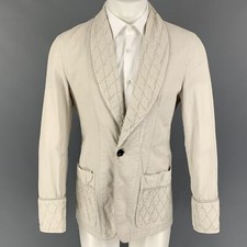 VIKTOR & ROLF Taille 36 Blanc Coton Simple Veste Bouton