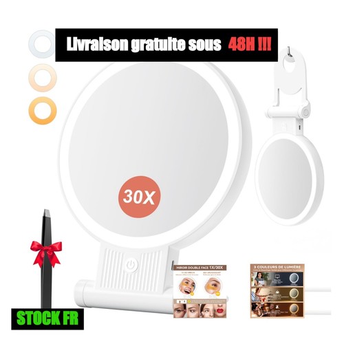 Miroir maquillage led auxmir - miroir,
