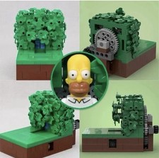 Homer Disappearing into Bush