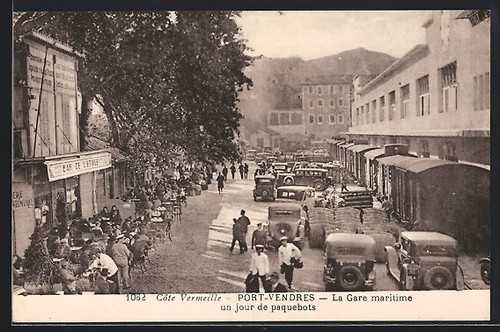 Cpa port vendres gare - la,