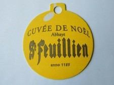 Bière dessous de Verre - Brouwerij St Feuillien Depuis 1125, Cuvee De Noel Jaune