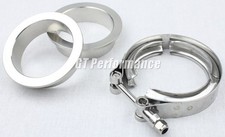 KIT Vband V-Band V band INOX 57mm Collier + Bride Turbo Echappement Wastegate