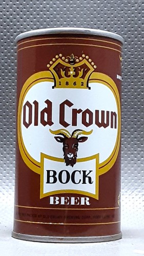 Old crown bock ring pull - old, oz