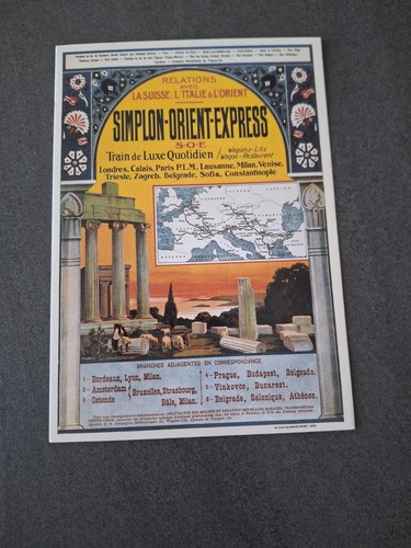 Carte simplon orient express - ,