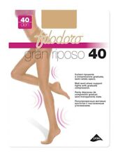 6 Women's 40 Denarius Matte Restful Tights Filodoro Gran Resto Compression
