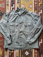 Vintage 40s WW2 US Military HBT Field Jacket 1st Pattern Army Herringbone