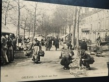 45-ORLéANS".LE MARCHé AUX PUCES à Orléans le Loiret ".vers 1910".C.P.A".