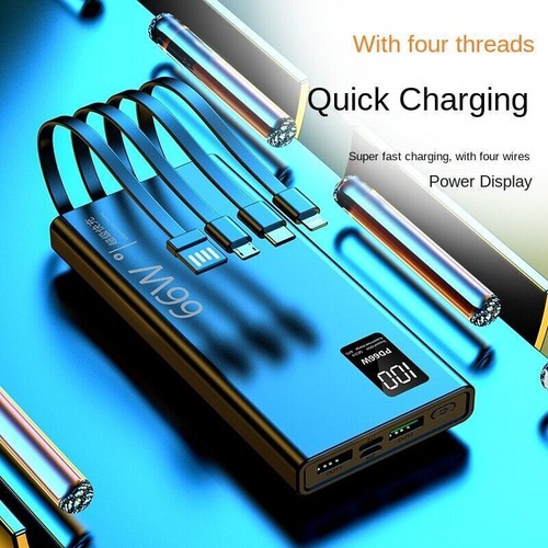 66w power bank fast charger - 66w,