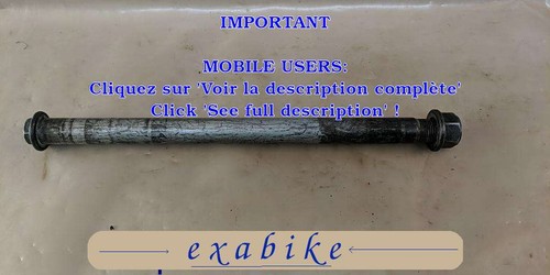 Axe roue arriere pour - roue,