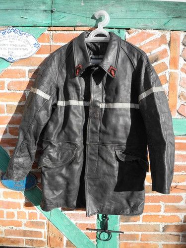 Veste cuir sapeur - de,
