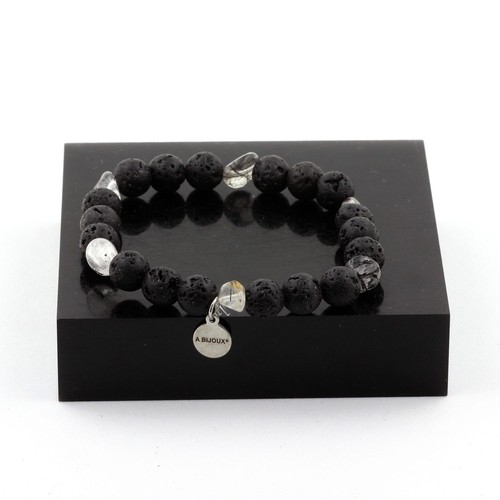 Pierres minéraux bracelet - et,