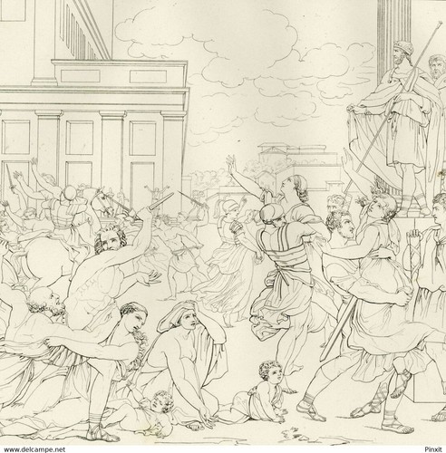 Nicolas poussin enlèvement - poussin, l'enlèvement