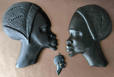 Art Africain 2 profils visages