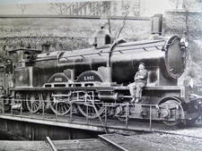carte photo -CPA train locomotive Nord  2.663 animée +4 cheminots ref 276