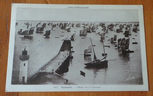 Cpa cancale depart de la - -,