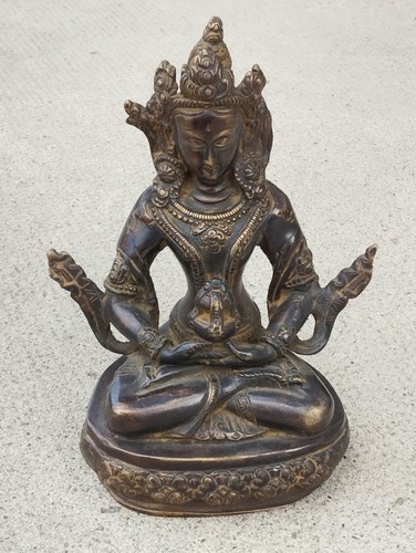 Ancien bouddha bronze buddha - bouddha,