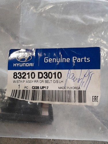 Moulure leche vitre hyundai - moulure,