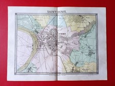 PLAN ANCIEN DE SAINT DENIS
