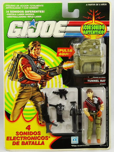 Joe 1990 tunnel rat - g.i.joe,