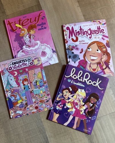 Lot fille violette - 4,