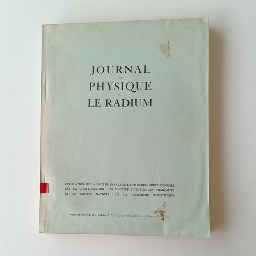Journal physique le - de,