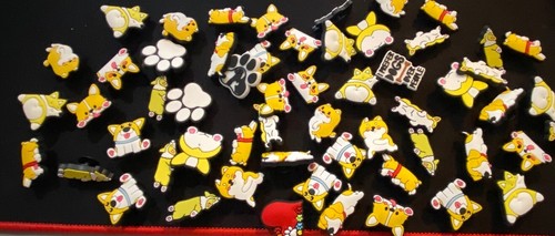 Dog lover croc - dog, charms