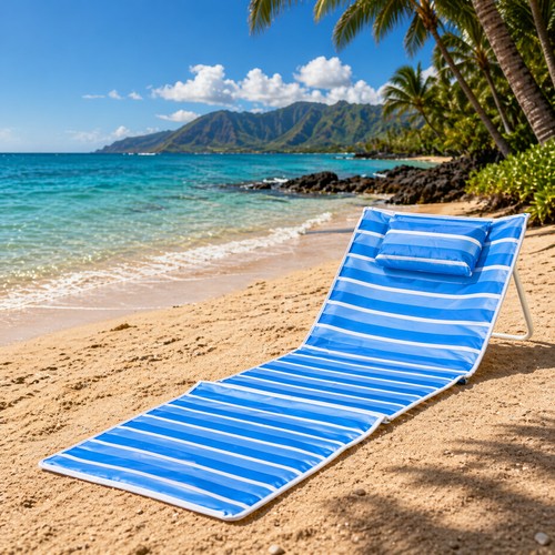 Tapis plage chaise - plage, longue
