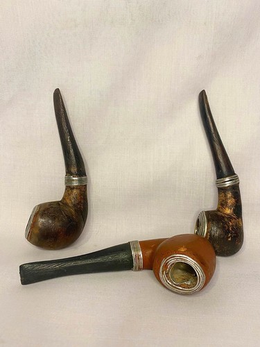 Anciennes pipes tabac en - anciennes, à