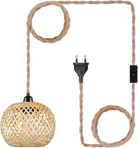Lampe suspendue vintage - , avec