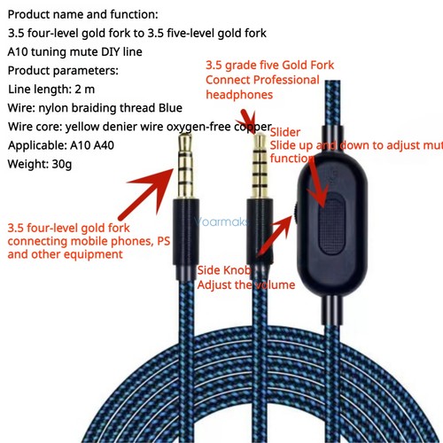 Audio cable for logitech - cable,