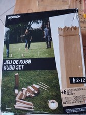 Jeu extérieur de Kubb set