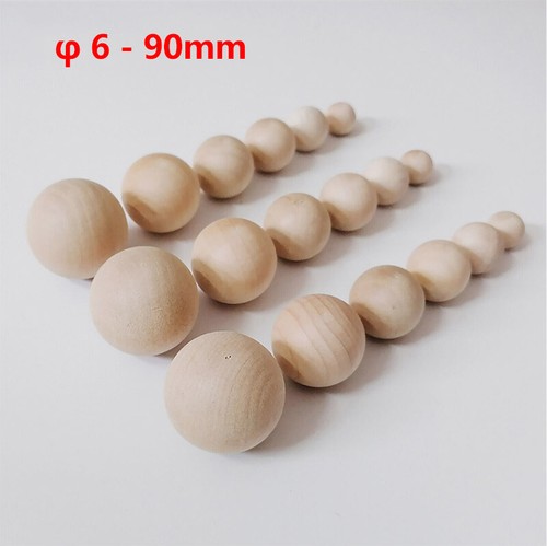 Boule ronde bois - en, sans