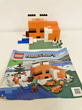 Lego Minecraft 21178 la maison refuge Renard set complet + notice sans figurine