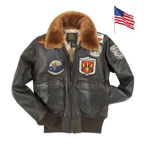 Blouson aviatrice cuir top gun - blouson,